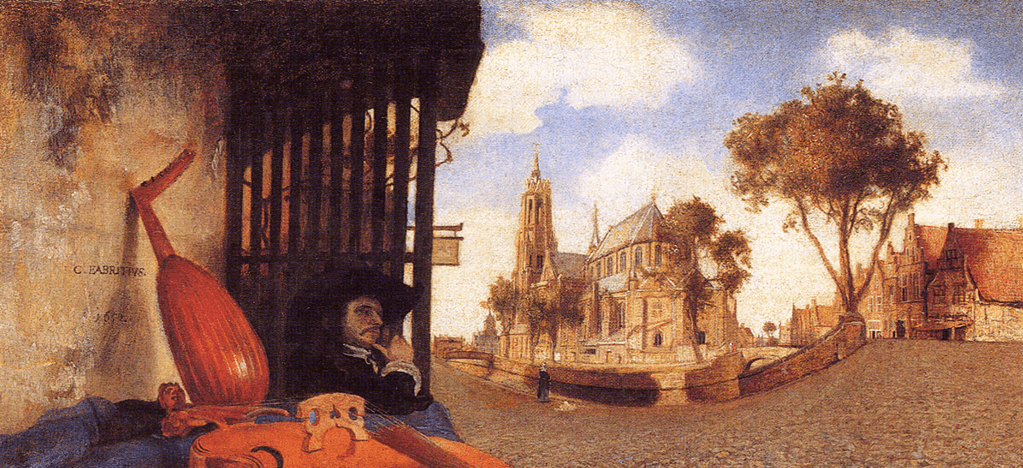 Carel Fabritius – Ansicht des Oude Langedijk