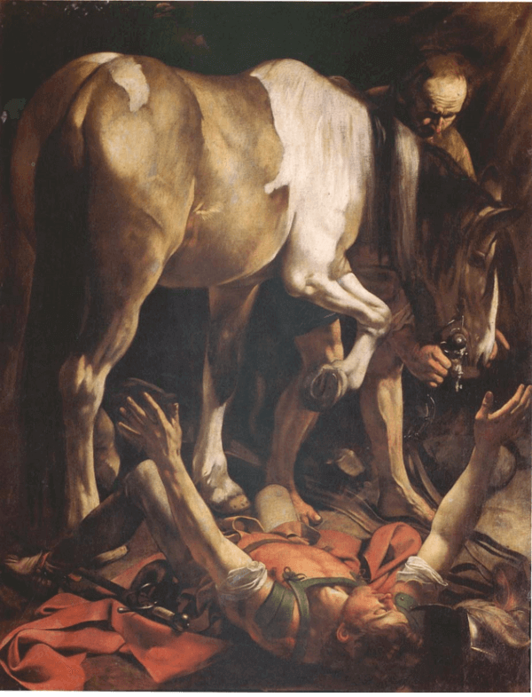 Caravaggio – Bekehrung des Paulus