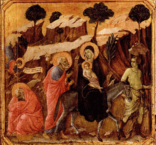 Duccio di Buoninsegna – Flucht nach Ägypten