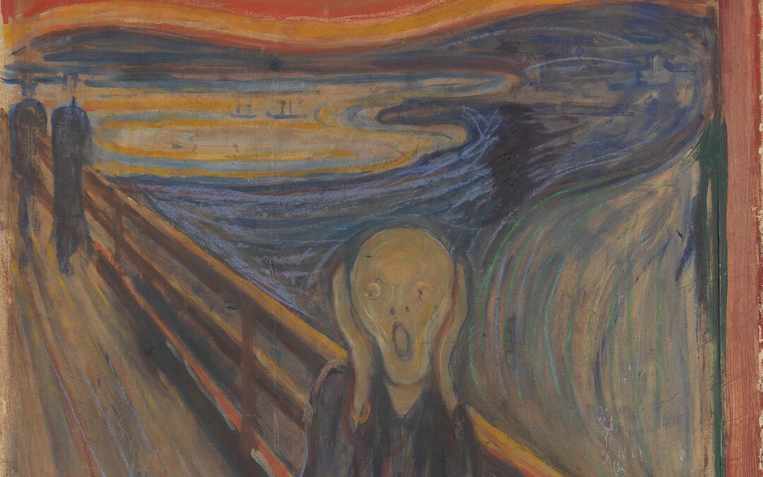 DER SCHREI – Edvard Munch (1.Fassung) „Ich war müde und krank“