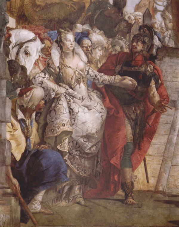 Giovanni Battista Tiepolo – Begegnung von Antonius und Kleopatra