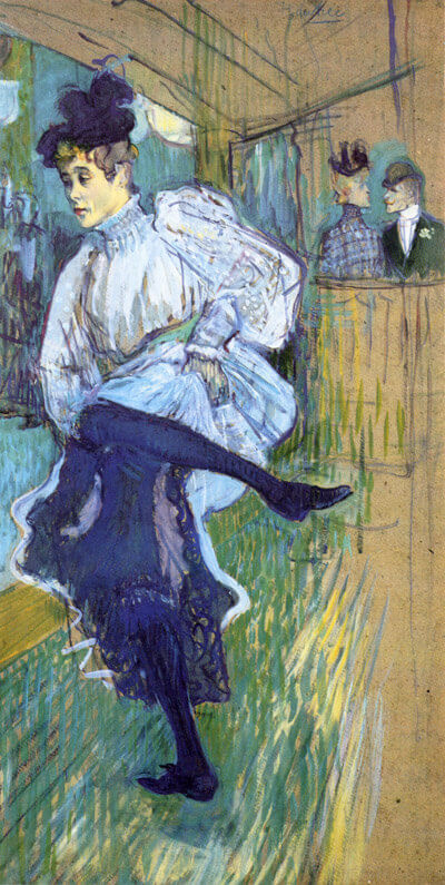 Henri de Toulouse-Lautrec, Jane Avril beim Tanzen